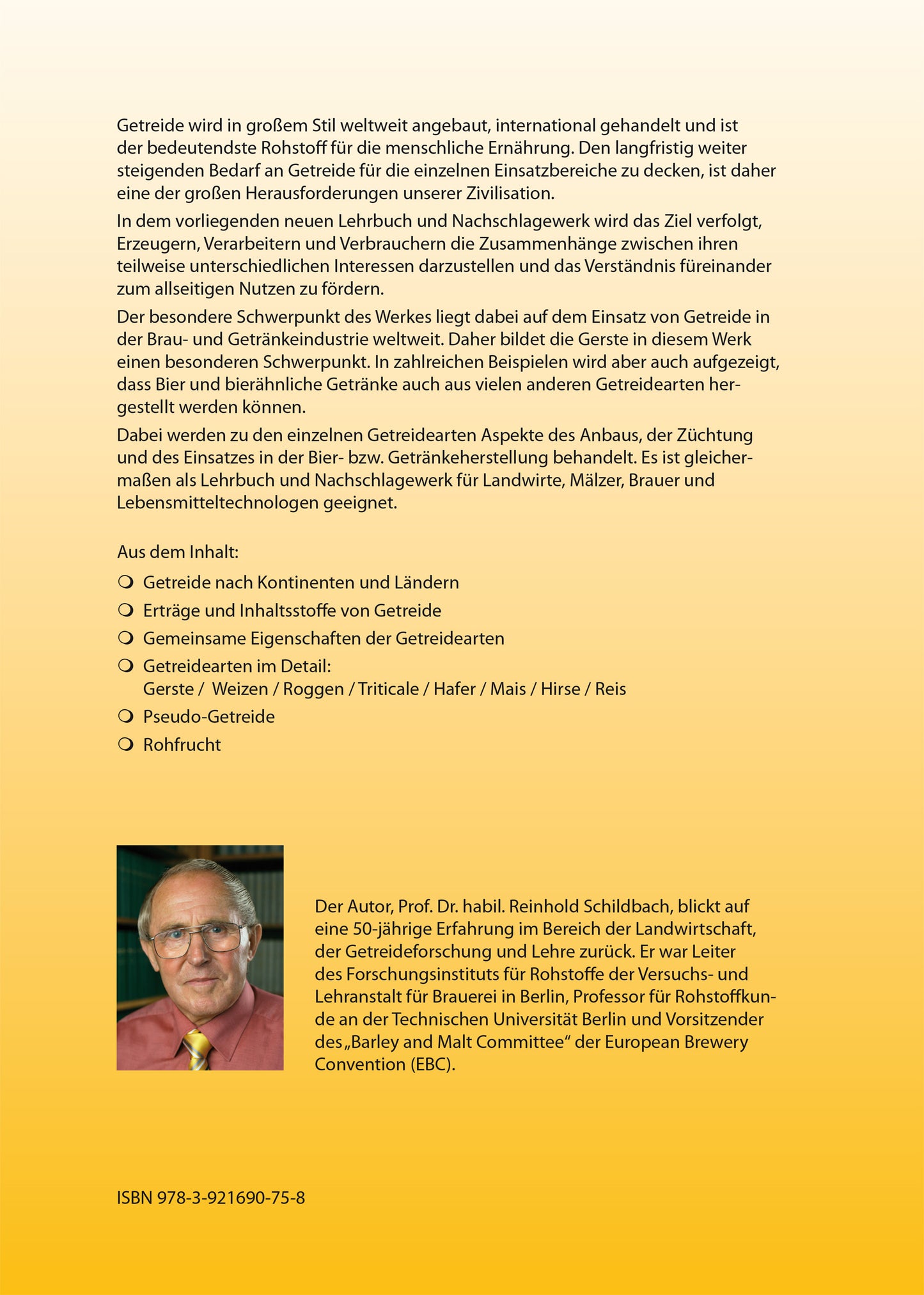 Getreide und Braugetreide – weltweit